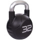Гиря PU с хромированной ручкой Кроссфит Zelart TA-2681-32 32кг (MD2220-32) (PU, черный)