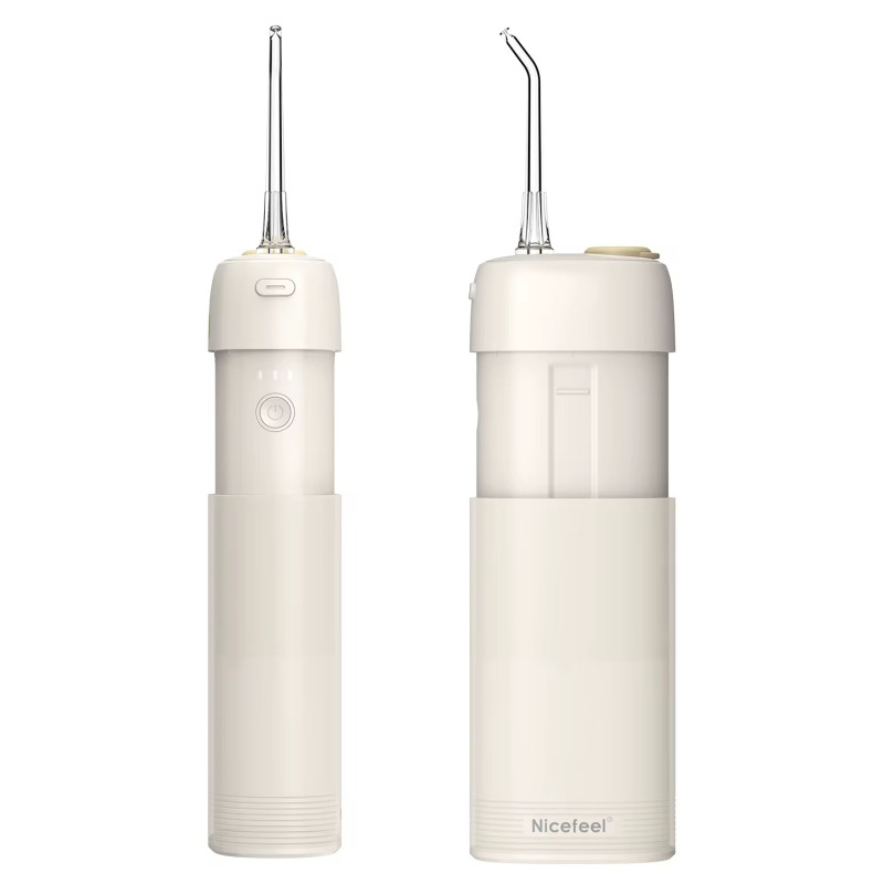 Ирригатор Для Зубов NiceFeel 3 Режима Портативный Беспроводной FC5130 Для Дома И Путешествий Бежевый
