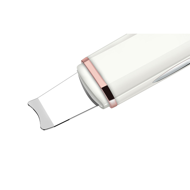 Ультразвуковой Скрабер Для Чистки Лица, Лифтинга и Фонофореза с Функцией EMS и Фототерапией 4in1 Белый