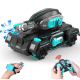 Іграшка Танк з Браслетом та Пультом Управління на Орбізах з Акумулятором + LED Підсвічування + Музика + Демо Режим Радіокерований Танк Всюдихід з Гелієвими Кульками Stunt Car Чорний