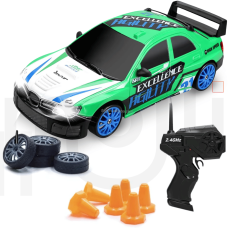 Дрифтова Машинка Швидкісна з Пультом Управління та LED Підсвічуванням на Акумуляторі RC Race Subaru Impreza 4WD 18.5 см