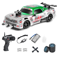 Швидкісна Машинка для Дріфту на Радіокеруванні з Парогенератором та Світловими Ефектами RC Race Nissan GT-R 4WD 28 см
