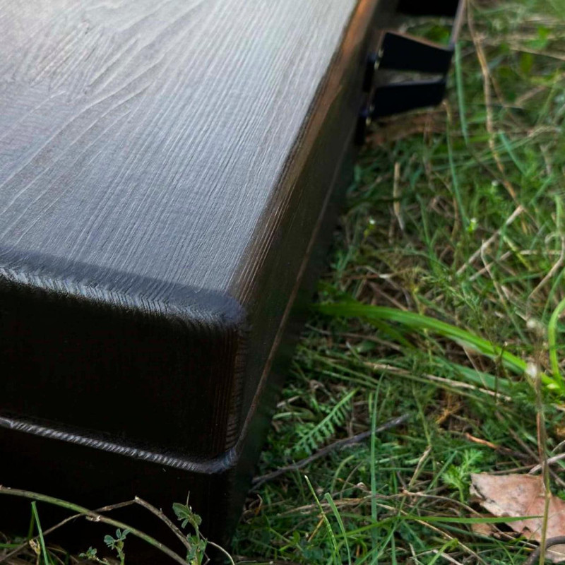 Набор для гриля и барбекю "Застольный" в деревянном кейсе.