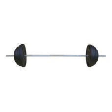 Металева штанга RN-Sport Quatro 85 кг (2х20, 2х10, 2х5, 2х2.5, 2х1.25 + гриф 1.5 м)