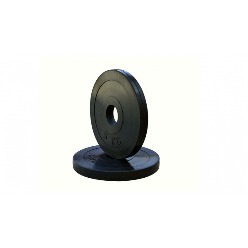 Штанга обрезиненная RN-Sport 75 кг с олимпийским грифом