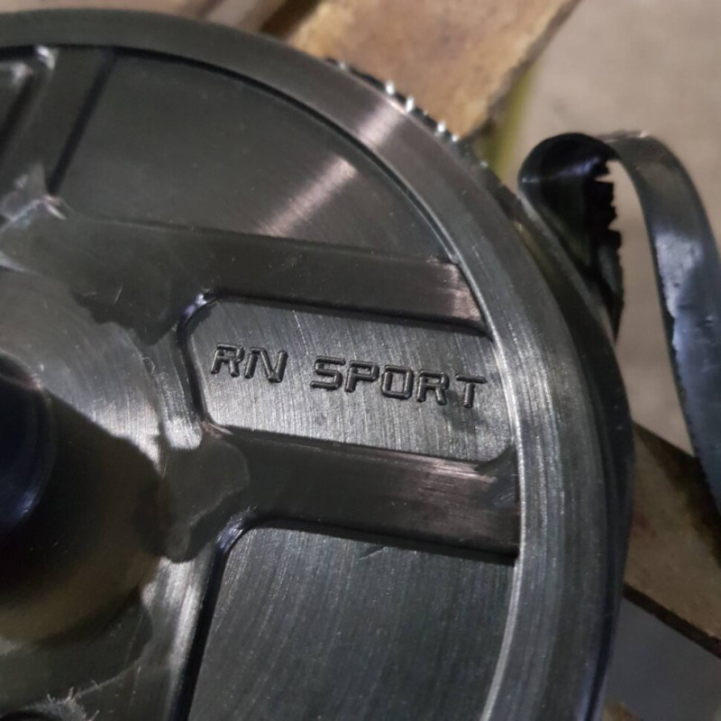 Штанга олимпийская 200 кг c обрезиненными металлическими дисками RN-Sport