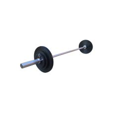 Штанга обрезиненная RN-Sport 50 кг с олимпийским грифом