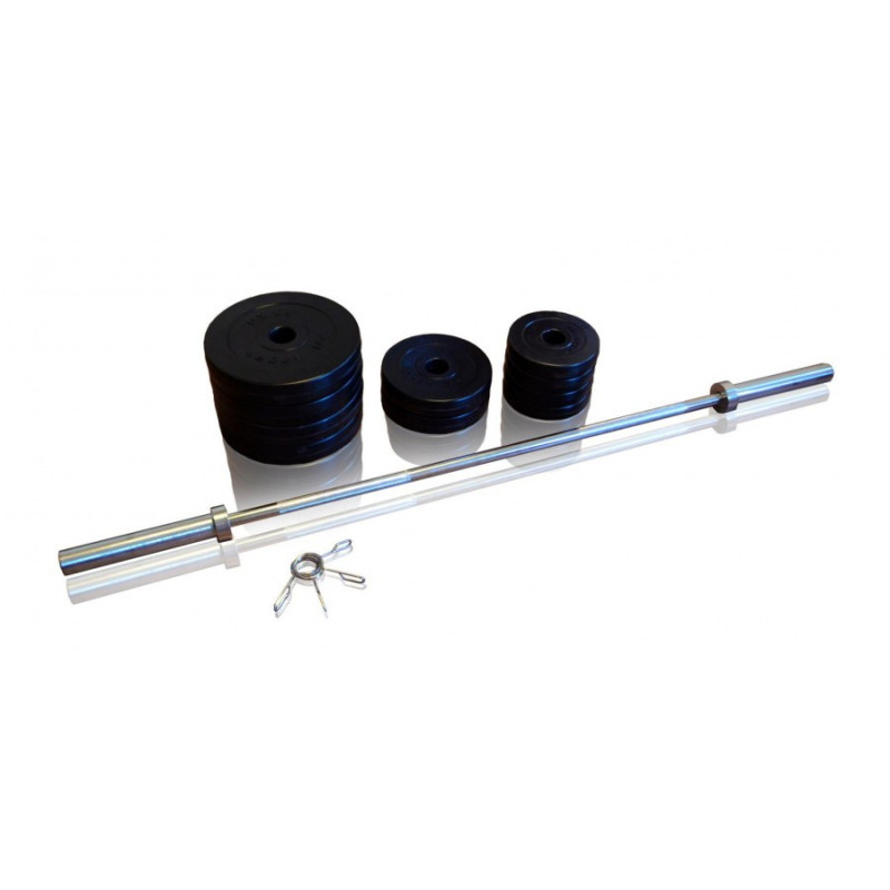 Штанга олимпийская 75 кг в пластиковой оболочке