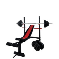 Лавка під штангу, з тренажером для ніг RN-Sport WG 1000