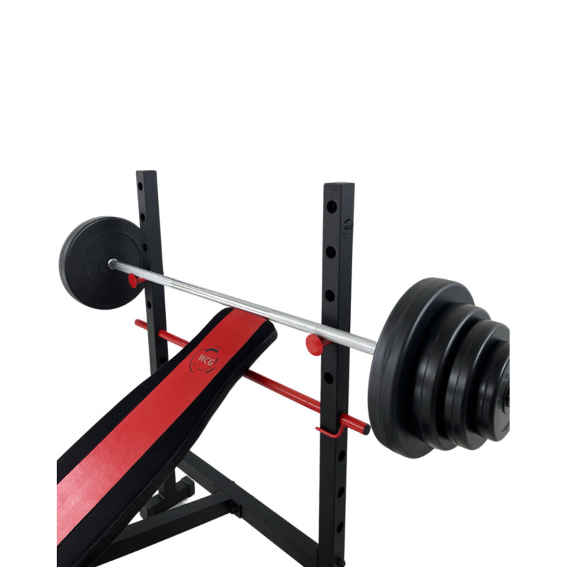 Лавка під штангу, з тренажером для ніг RN-Sport WG 1000