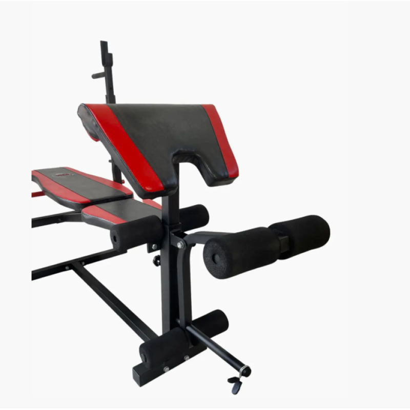 Скамья тренировочная 0070 + Верхняя тяга + Брусья + Приставка Cкотта