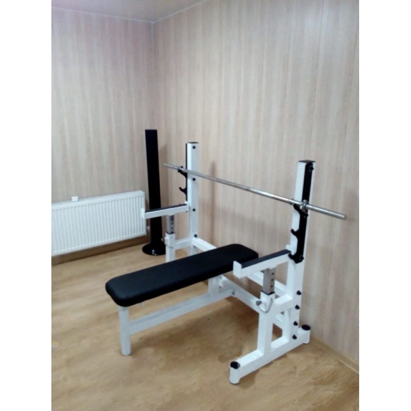 Лавка для жиму зі страхувальними упорами RN-SPORT imperium