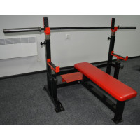 Лавка для жиму Горизонтальна, зі страховкою