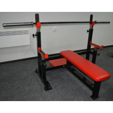 Лавка для жиму Горизонтальна, зі страховкою