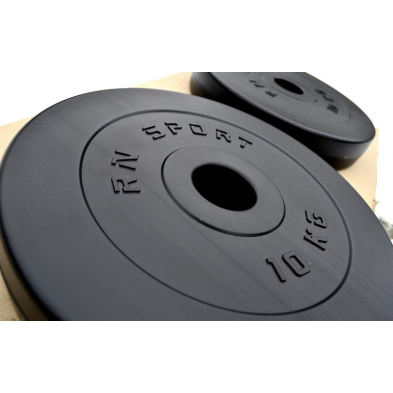 Скамья с верхней тягой + 4 грифа + 75 кг дисков с ABS покрытием