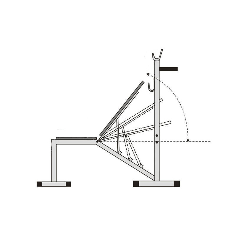 Скамья для жима Top, Штанга 83 кг + 3 грифа RN-Sport