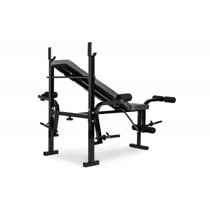 100 кг блинов + 4 грифа + скамья для жима складная RN-Sport