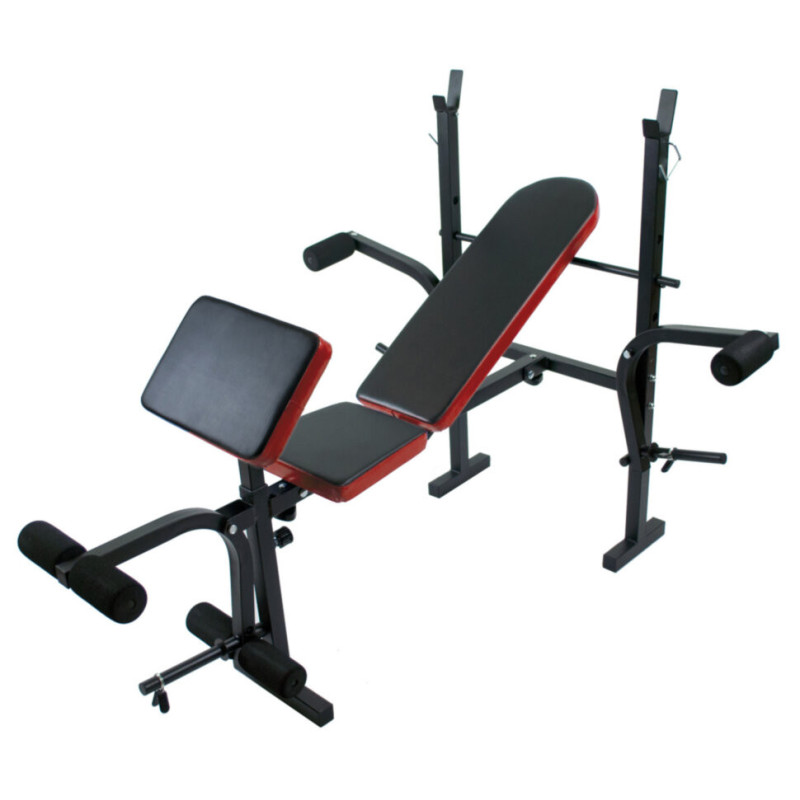 Скамья с тренажерами + набор силовой на 70 кг Rn-Sport