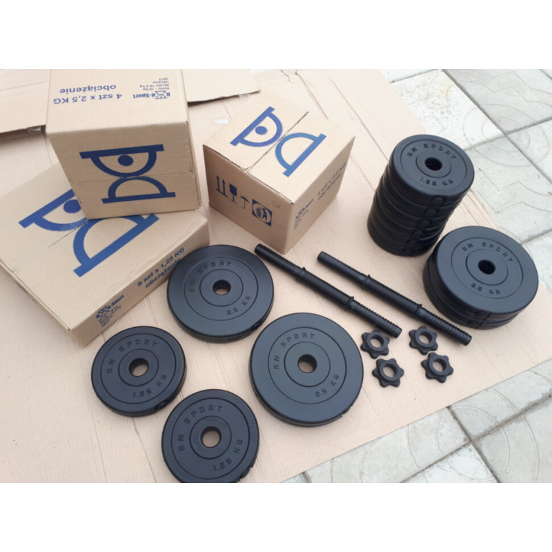 ТОП! Скамья для жима ReadMeBlack + Штанга 83 кг, гриф W, гантели RN-Sport