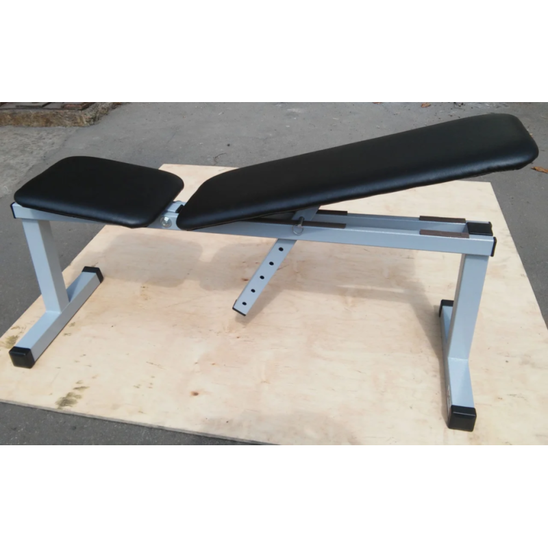 Скамья для жима лежа регулируемая универсальная + Гантели композитные RN-Sport по 11 кг