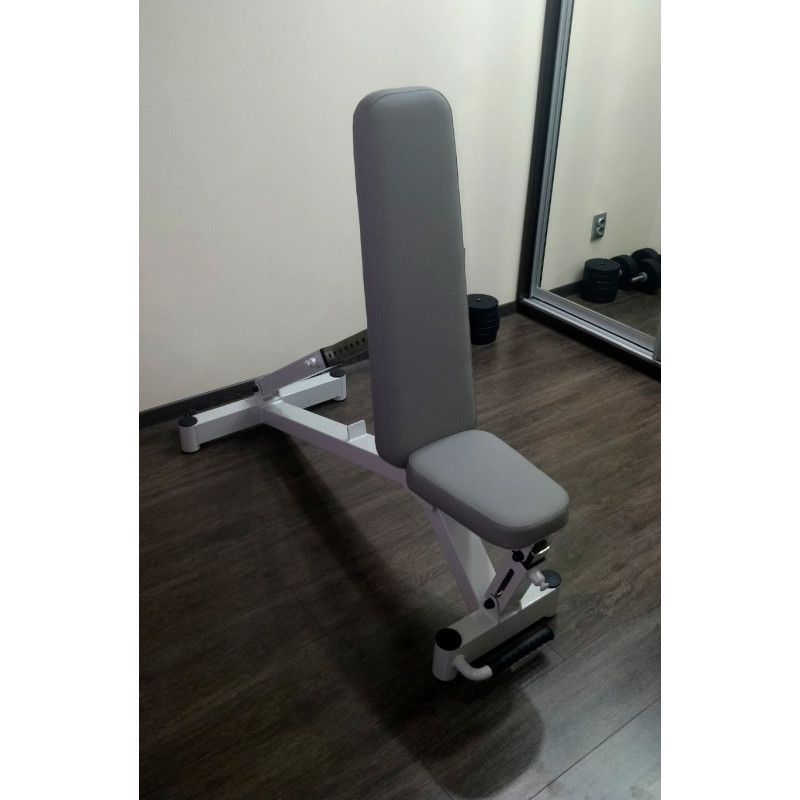 Профессиональная скамья со стойками RN-Sport black rock + 4 грифа, 80 кг блинов