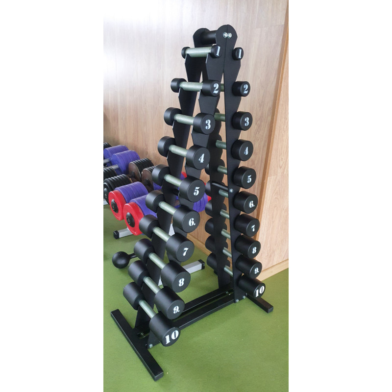 Стойка елочка RN-Sport под ряд 1-10 кг. Без гантель