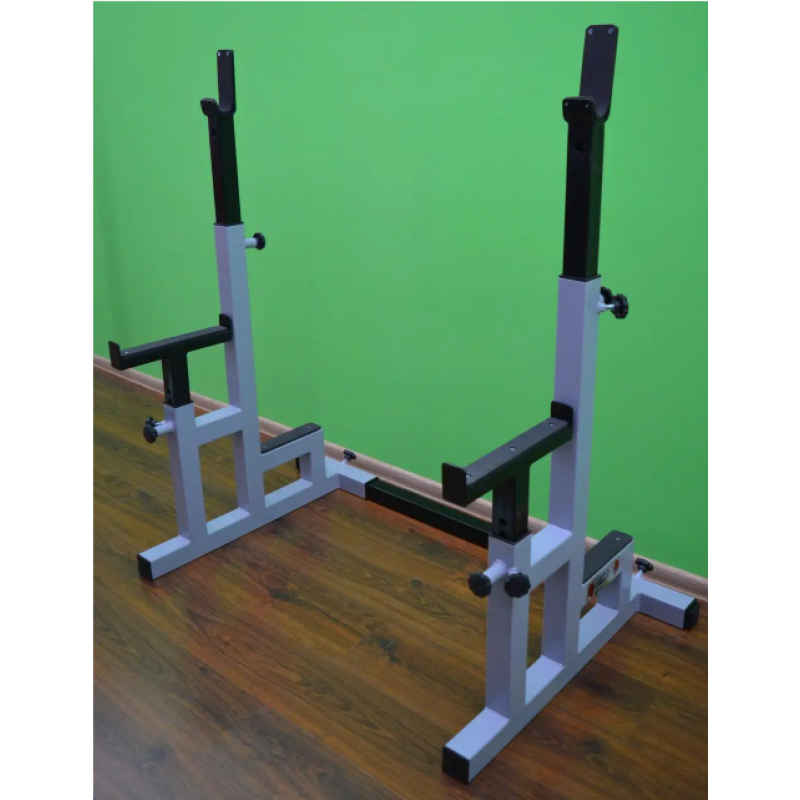 Стійки для присідань / Стійки для жиму лежачи регульовані, зі страховими упорами