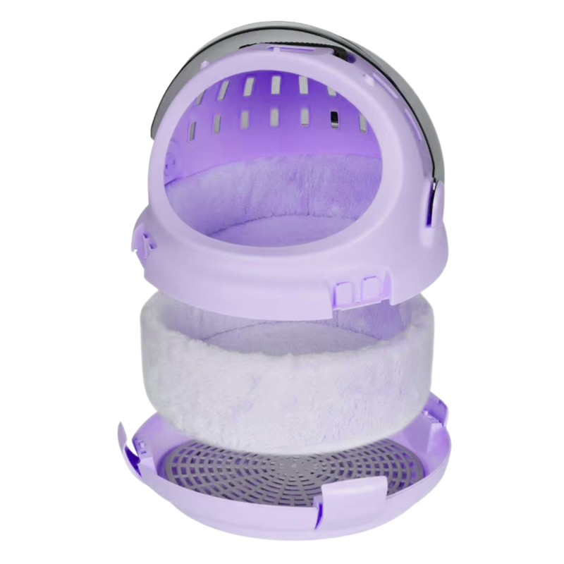 Космическая переноска-капсула Zmaker 3в1 для кошек и собак скафандр фиолетовый | Первая в Украине!