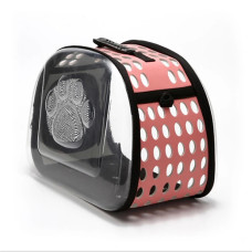 Сумка Переноска Для Грызунов и Небольших Животных до 2 кг Складная Сумка Для Попугаев Сурикатов Хорьков 35*20 см Розовая