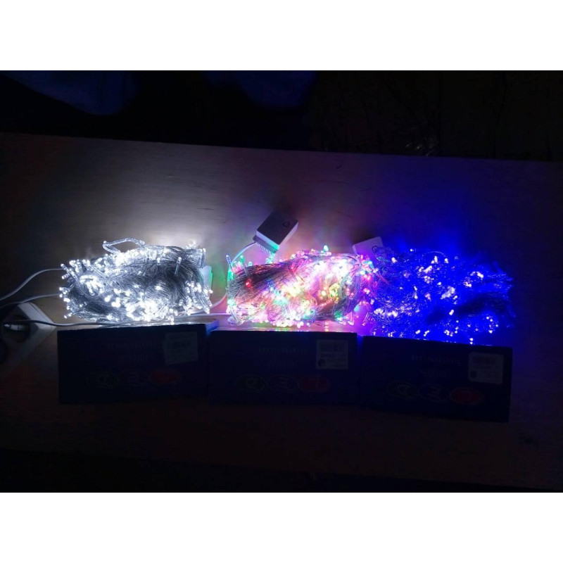 Новорічна світлодіодна гірлянда 300LED 18м білий