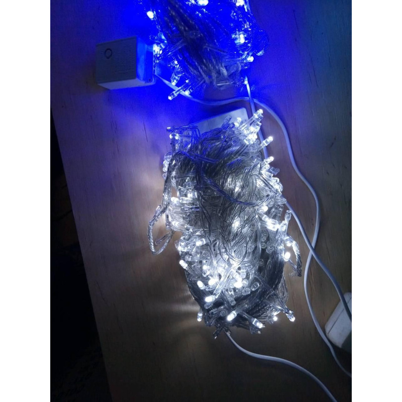 Новорічна світлодіодна гірлянда 300LED 18м білий