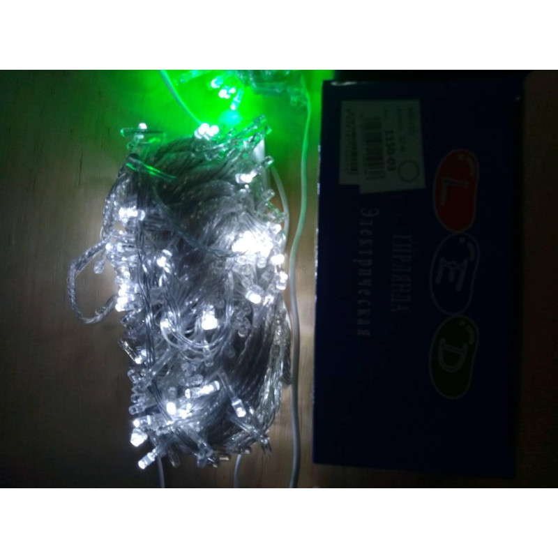 Новорічна світлодіодна гірлянда 300LED 18м білий