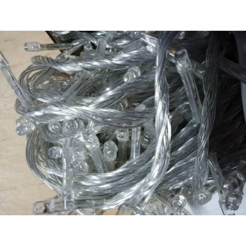 Новорічна світлодіодна гірлянда 300LED 18м теплий білий