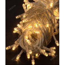 Новорічна світлодіодна гірлянда 300LED 18м теплий білий