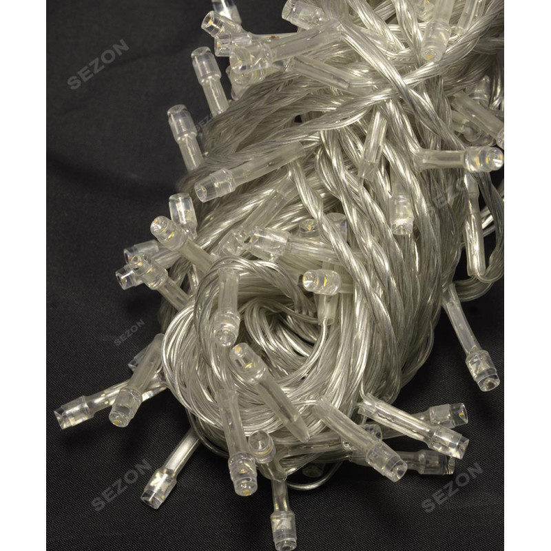 Новорічна світлодіодна гірлянда 300LED 18м теплий білий