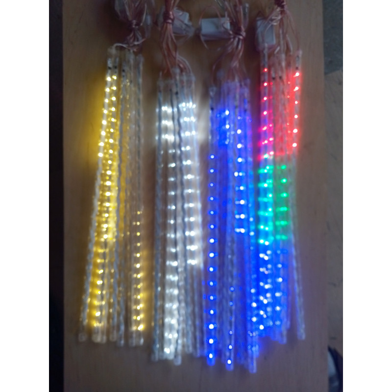 Новорічна світлодіодна гірлянда ШТОРА ПАЛИЧКИ 8шт. 3м мультиколор