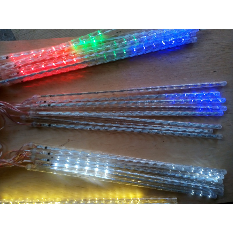 Новорічна світлодіодна гірлянда ШТОРА ПАЛИЧКИ 8шт. 3м мультиколор