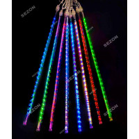 Новорічна світлодіодна гірлянда ШТОРА ПАЛИЧКИ 8шт. 3м мультиколор