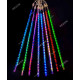 Новорічна світлодіодна гірлянда ШТОРА ПАЛИЧКИ 8шт. 3м мультиколор