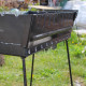 Мангал-чемодан 3 мм на 10 шампуров, раскладной жаровня гриль