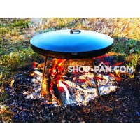 Кришка для сковороди з диска діаметром 50см
