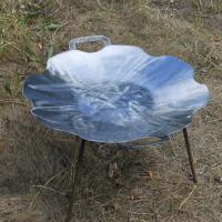 Сковорода Ромашка из настоящего диска бороны 50 см