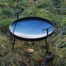 Сковорода 40 см с диска бороны со съемными ручками