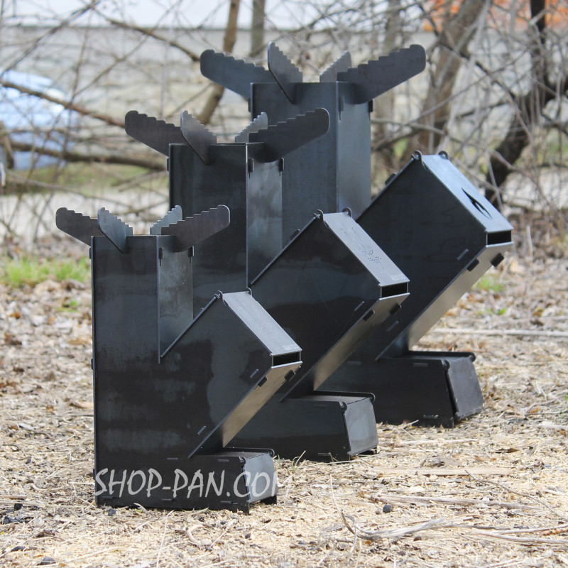 Турбо печь для кемпинга средняя 3 мм