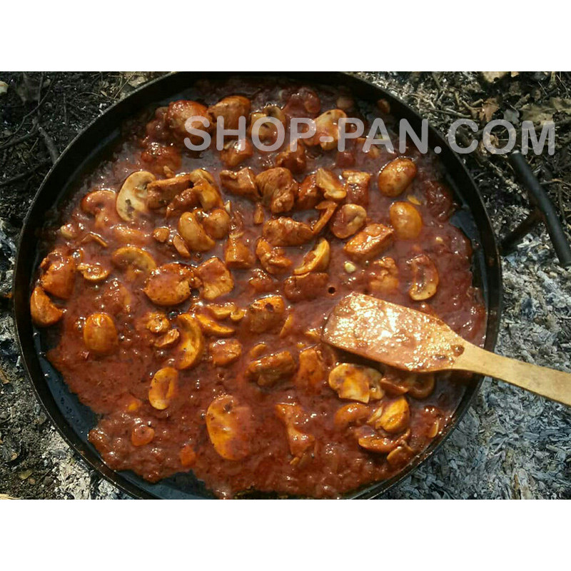 Сковорода борони з кришкою для пікніка, з диска для багаття