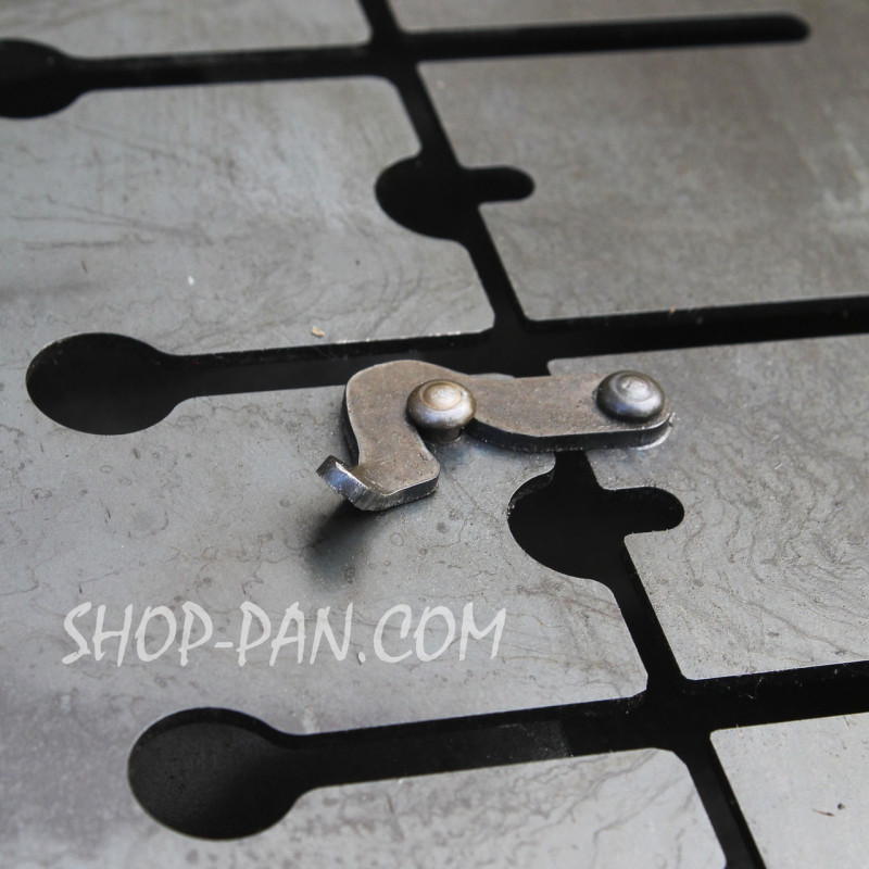 Мангал-чемодан 2 мм на 10 шампуров, раскладной жаровня гриль