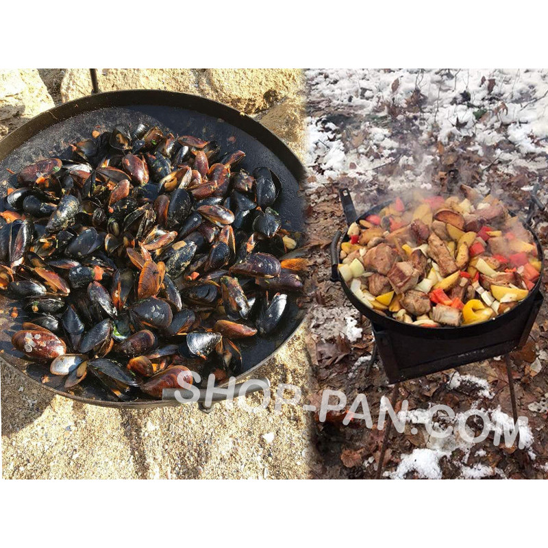 Сковорідка 50см з диска борони з кришкою та чохлом