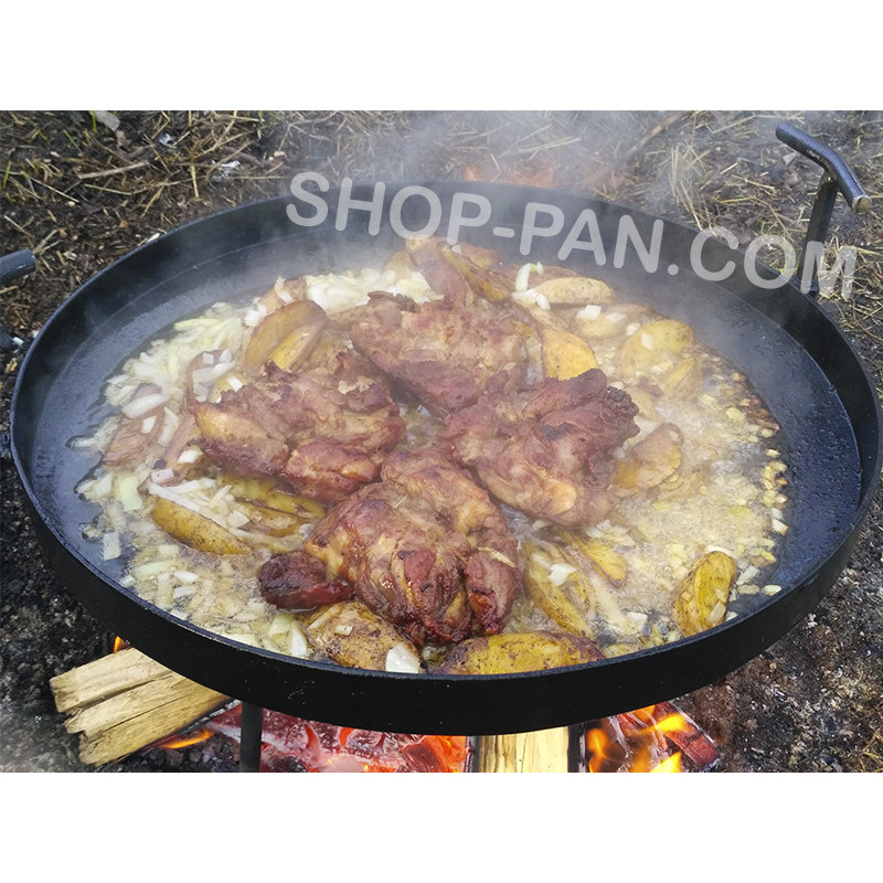 Сковорідка 50см з диска борони з кришкою та чохлом