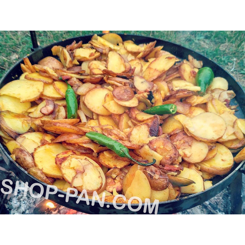 Сковорідка 50см з диска борони з кришкою та чохлом