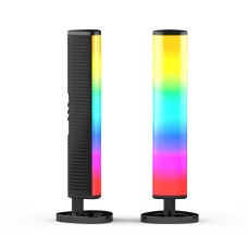 Музыкальный LED Светильник Ночник 2в1 Настольный Эквалайзер RGB Светодиодный с Bluetooth Реагирующий на Звук и Ритм Музыки